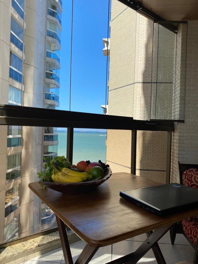 Apartamento aconchegante com vista para o mar Vila Velha  Bagian luar foto