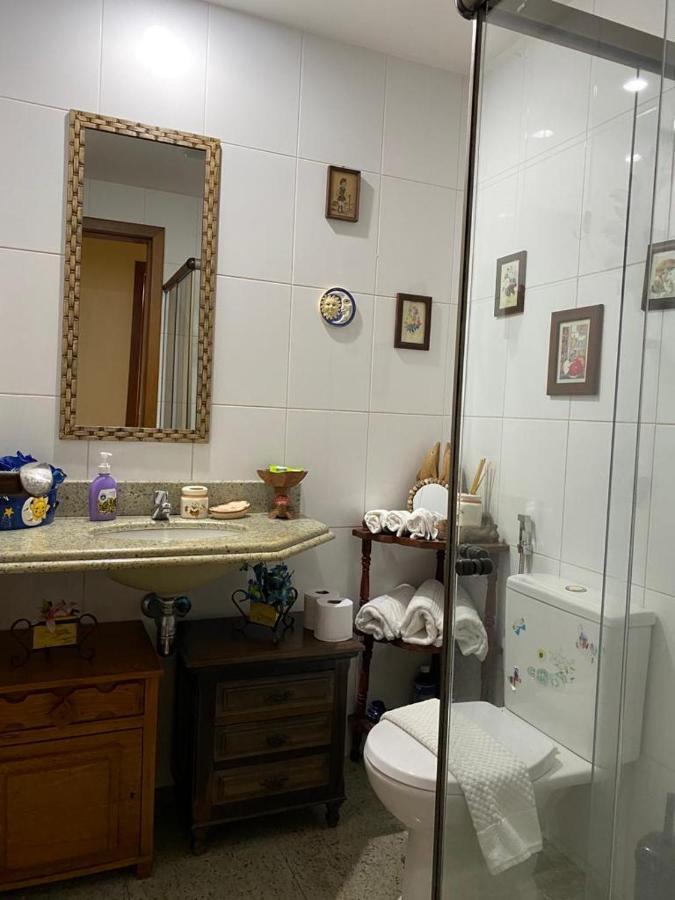 Apartamento aconchegante com vista para o mar Vila Velha  Bagian luar foto